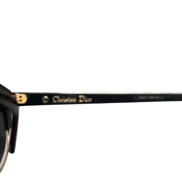 NIB Authentic Dior Black and Gold Sunglasses - Picture 2 of 8